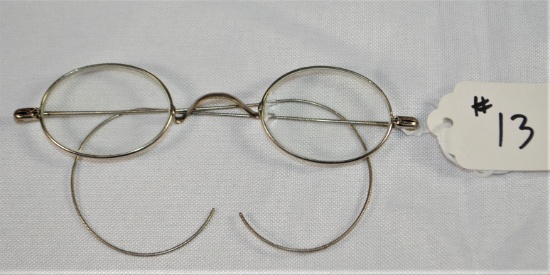 PAIR OF EYE GLASSES RECOVERED AFTER THE SHOOTOUT