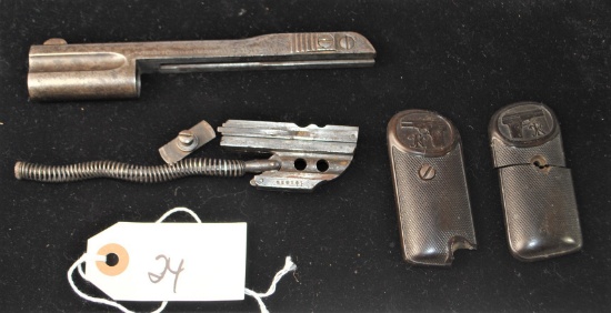 PARTS OF THE 1900 BROWNING PISTOL IN INVENTORY