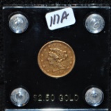 1861 (CIVIL WAR ERA) $2 1/2 LIBERTY GOLD COIN
