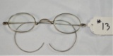 PAIR OF EYE GLASSES RECOVERED AFTER THE SHOOTOUT