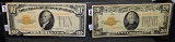 $20 & $10 GOLD CERTIFICATES - SERIES 1928