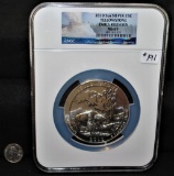 2010 YELLOWSTONE EARLY RELEASE 5 OZ SILVER MS69