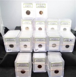 VARIETY OF 120 CARDED COINS FROM SAFE DEPOSIT