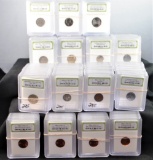 VARIETY OF 115 CARDED COINS FROM SAFE DEPOSIT