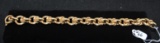 CHOICE 18K YELLOW GOLD FANCY CABLE-LINK BRACELET