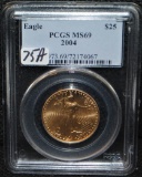 2004 $25 1/2 OZ AMERICAN GOLD EAGLE PCGS MS69