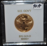 2001 $25 1/2 OUNCE AMERICAN GOLD EAGLE
