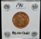 SCARCE 1881 $5 LIBERTY GOLD COIN