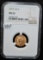 1915 $2 1/2 INDIAN GOLD COIN - NGC MS62