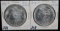 2 HIGH GRADES, 1898-P & 1896-P MORGAN DOLLARS
