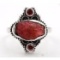 NATURAL ROUGH TOURMALINE STERLING SILVER RING