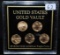FIVE $5 SOLID GOLD AMERICAN EAGLE COINS