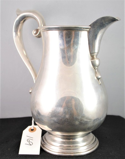 VINTAGE ENGLISH STERLING SILVER WATER PITCHER