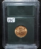 RARE 1910 BU 20 FRANC GOLD COIN