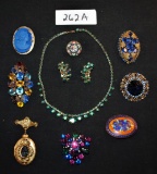 LADIES WEISS, CZECH AND VINTAGE JEWELRY