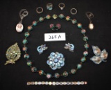 LADIES STERLING, WEISS AND VINTAGE JEWELRY