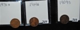KEY DATES 1909-S, 1914-D & 1931-S LINCOLN CENTS