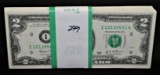 100 $2 CONSECUTIVE # FED. RESERVE NOTES - 2003