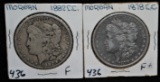 1878-CC & 1882-CC MORGAN DOLLARS