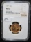 SCARCE 1894 $5 LIBERTY GOLD COIN - NGC MS62