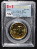 2009 $50 CANADA OLYMPIC GOLD - SUPERB BU