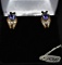 LADIES 2.02CTTW TANZANITE & DIAMOND EARRINGS