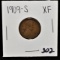 KEY DATE 1909-S XF LINCOLN PENNY