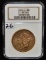 SCARCE 1874-S $20 LIBERTY GOLD COIN - NGC XF40