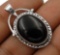Black Onyz 925 Sterling Silver Pendant
