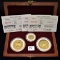 RARE1984 3-PIECE SET OF CALIFORNIA .999 GOLD COINS