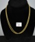 LADIES 18K YELLOW GOLD DOUBLE-STRAND NECKLACE