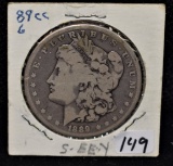 KEY 1889-CC MORGAN DOLLAR FROM SAFE DEPOSIT