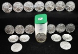 TWENTY UNC 2015 1 OZ AMERICAN SILVER EAGLES