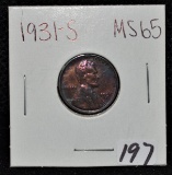HIGH GRADE KEY DATE 1931-S LINCOLN PENNY