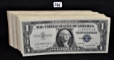 102 $1 SILVER CERTIFICATES SERIES 1957