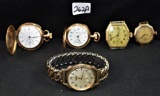 5 VINTAGE WATCHES - AS FOUND