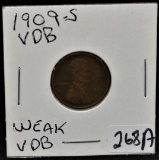 KEY 1909-S LINCOLN PENNY