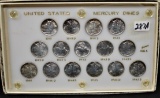 UNITED STATES MERCURY DIME COLLECTION 1941-1945-S