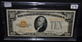 $10 CHOICE XF $10 GOLD CERTIFICATE SERIES 1928