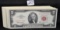 50 $2 UNITED STATES NOTES SERIES 1963 RED SEAL