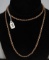 18K TWO TONE 30 INCH CABLE LINK 30 INCH NECKLACE