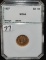 SCARCE 1927 $2 1/2 INDIAN HEAD GOLD COIN PCI MS64