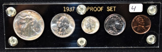VERY RARE 1937 PROOF SET FROM SAFE DEPOSIT
