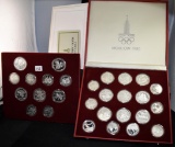 1980 MOSCOW OLYMPIC 28 SILVER COIN SET