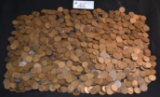 1253 MIXED DATES & MINTS 1920-1929 WHEAT PENNIES