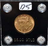 1901 $5 LIBERTY HALF EAGLE GOLD COIN