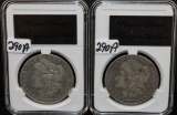 1878-CC & 1891-CC MORGAN DOLLARS