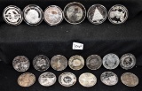 20 MIXED 1 OZ 999 SILVER COINS FROM SAFE DEPOSIT