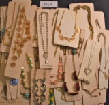 VARIETY OF LADIES FASHION NECKLACES - SOLD AS LOT