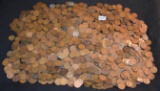 1153 MIXED DATES & MINTS (1909-1919) WHEAT PENNIES